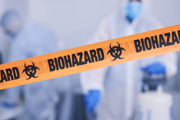 Professional Blood Cleanup technician working in Puyallup, WA